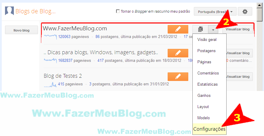 Como fazer para configurar meta-tag description no blogger