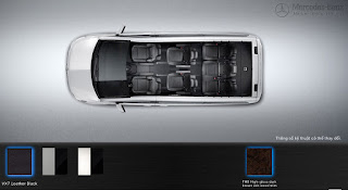 Nội thất Mercedes V220 d Avantgarde 2017 màu Đen VX7