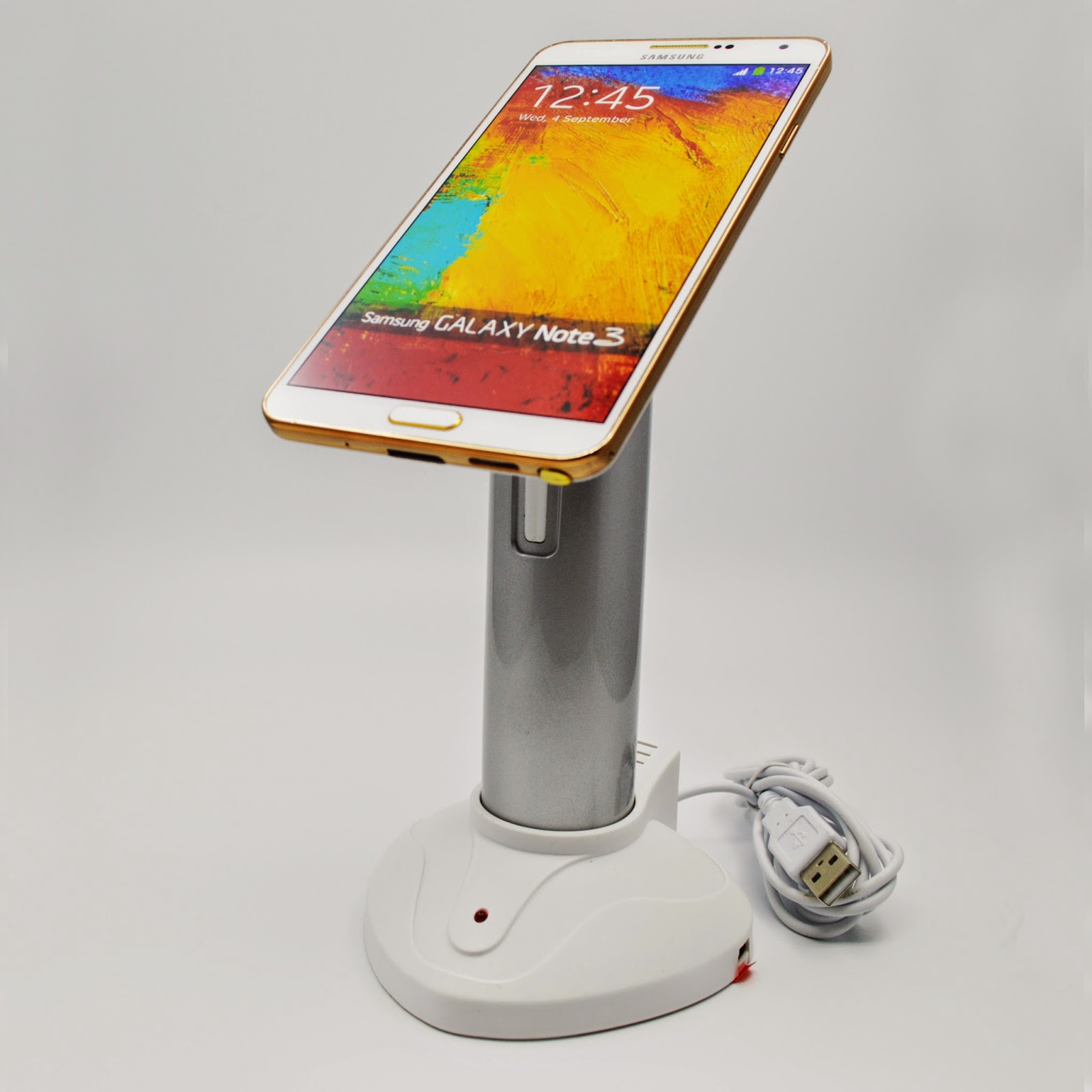Manufacturing custom tablet stand with lock: Hot!!! 2014 Chargeable ...