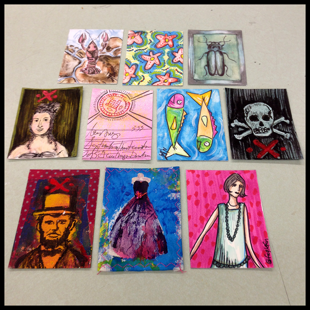Art Room 161 Studio Art Artist Trading Cards
