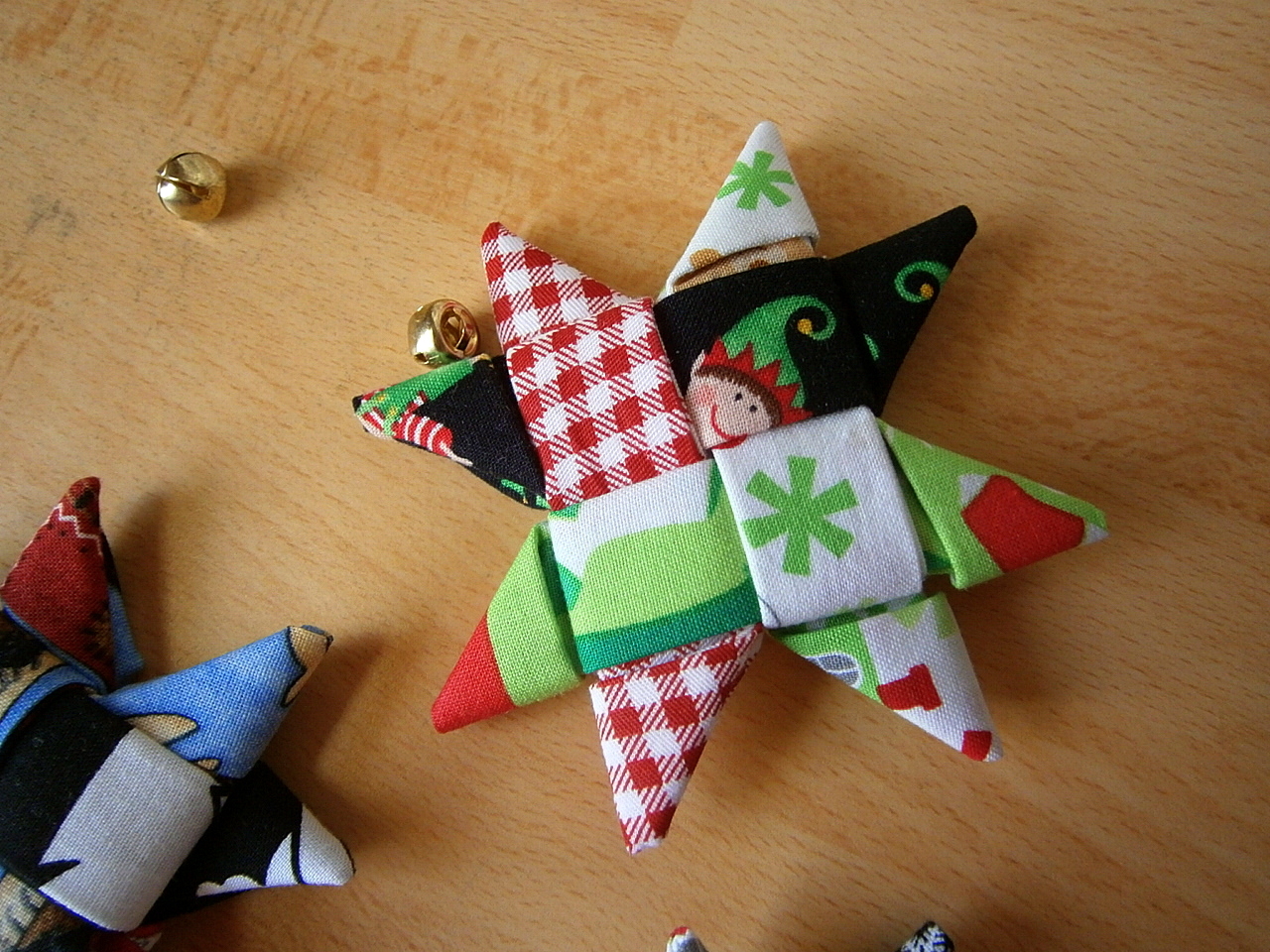 Ulrikes Smaating Weihnachtsdeko Diy Danische Stoffsterne