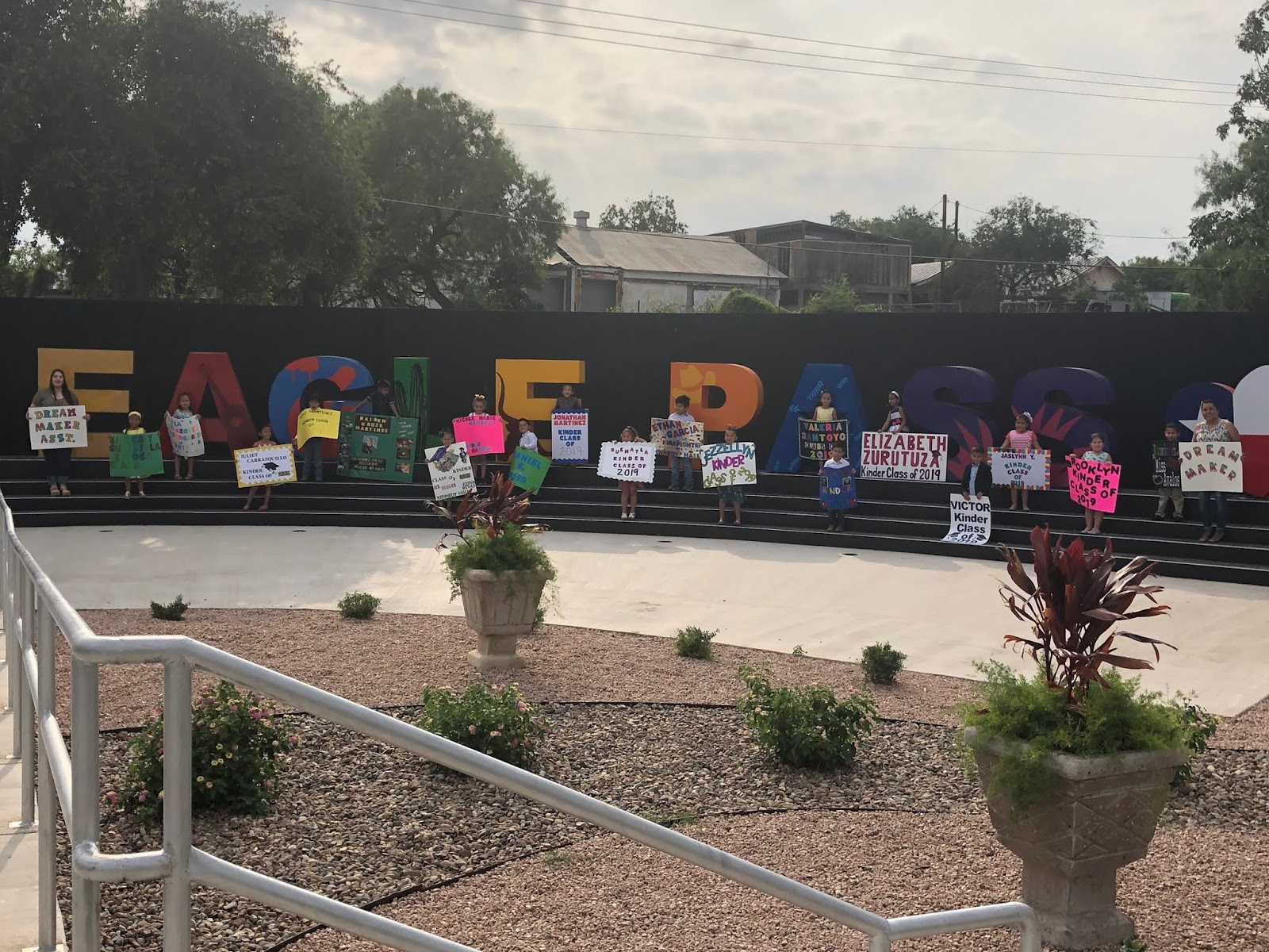 Eagle Pass ISD iVision Hawks Pose One Last Time