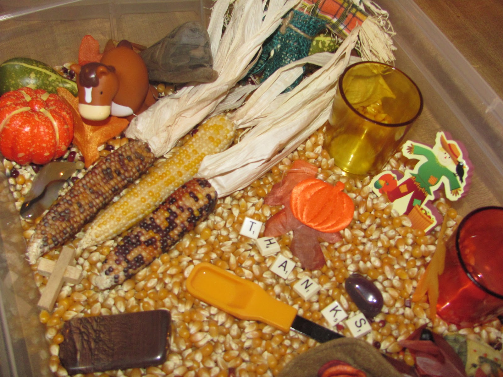 Life In The Unknown: Thanksgiving Sensory Bin