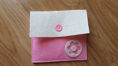 Two toned felt envelope bags Two toned felt envelope bags