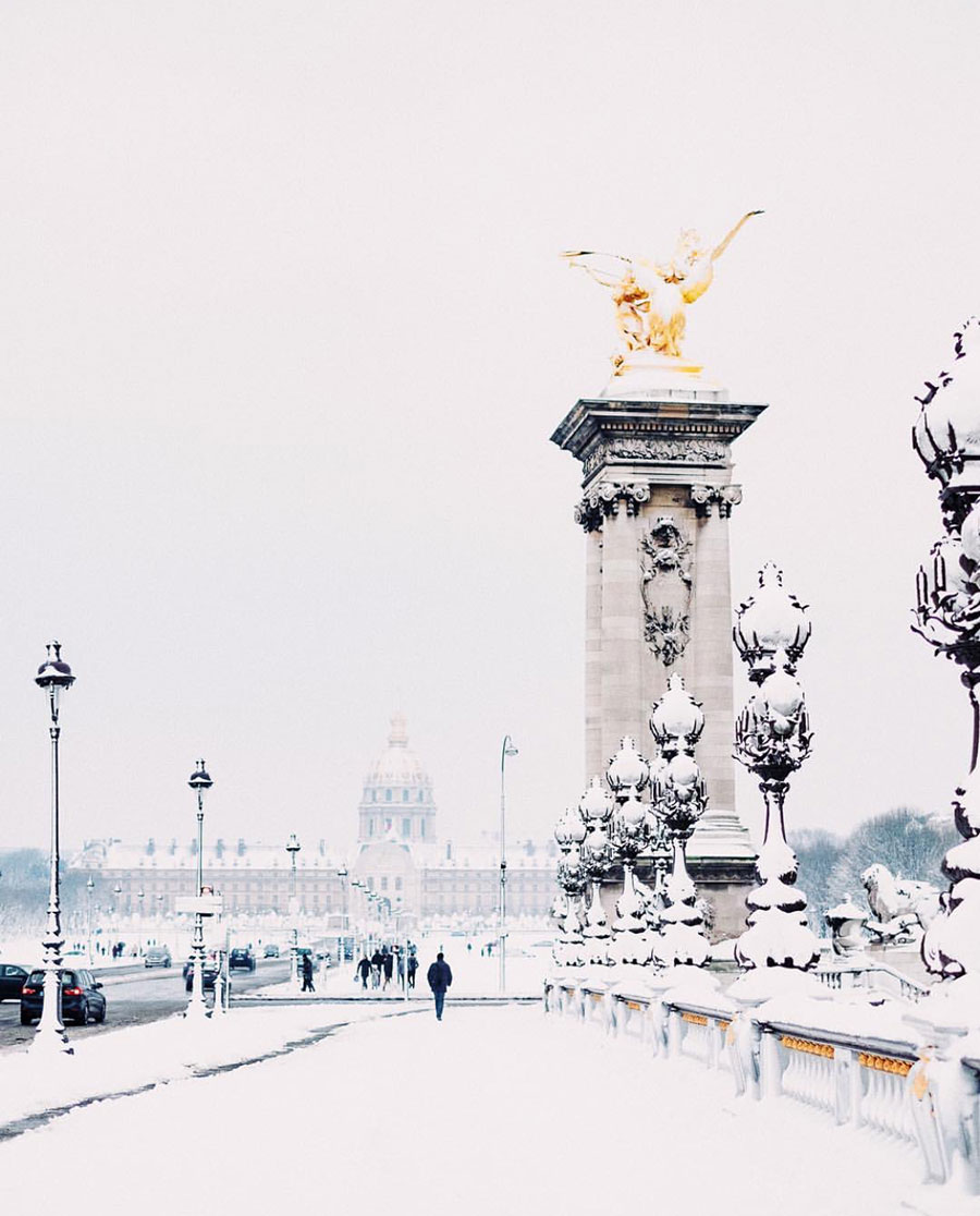 Weekday Wanderlust | From Instagram: Paris Sous La Neige / Paris in the Snow