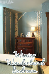 bedroom winter wonderland tree birch trees wall mural room aspen murals painted paint breckenridge mom snow decor christmas hand creating
