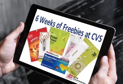 6 weeks of freebies at CVS Here’s the freebie you can get: