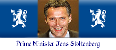 Prime Minister Jens Stoltenberg
