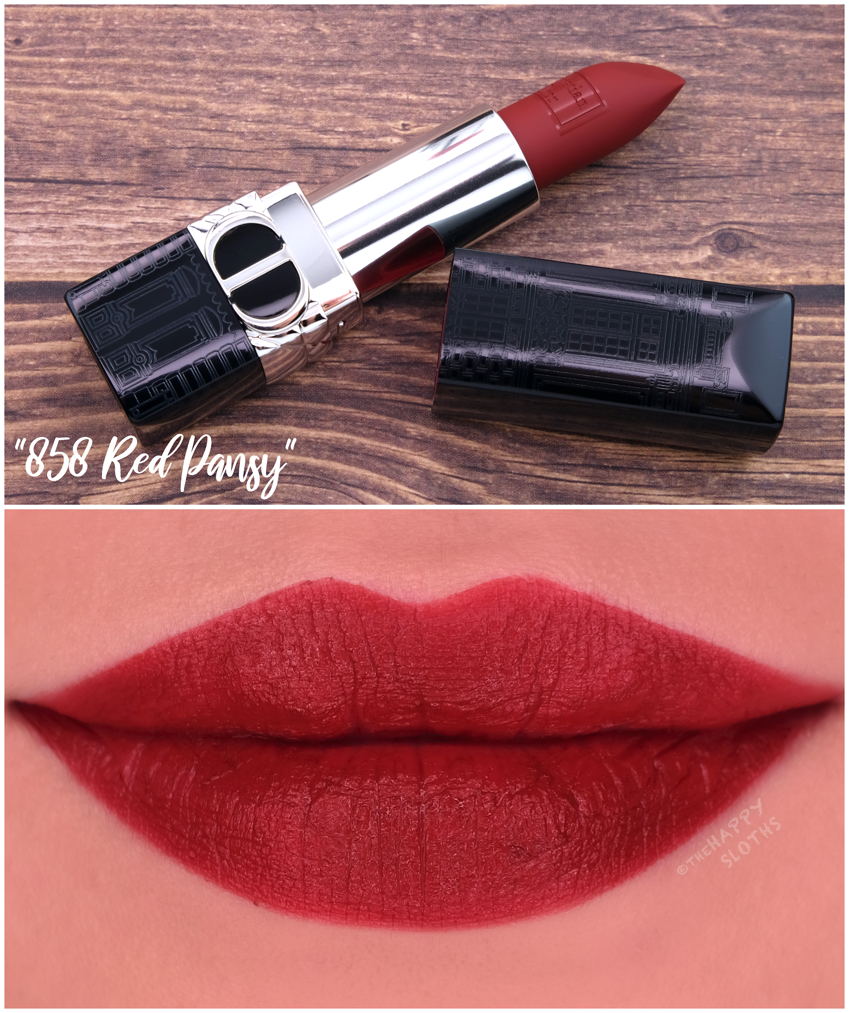 Giảm 220000 Son dior rouge matte 858 red pansy   tháng 62023  BeeCost