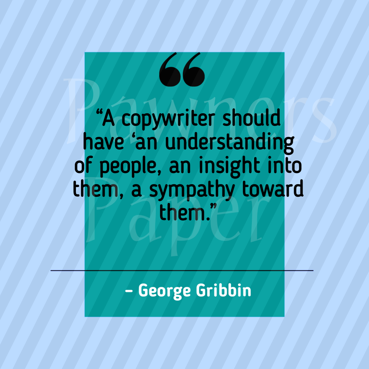 Copywriter Quotes Gribbin