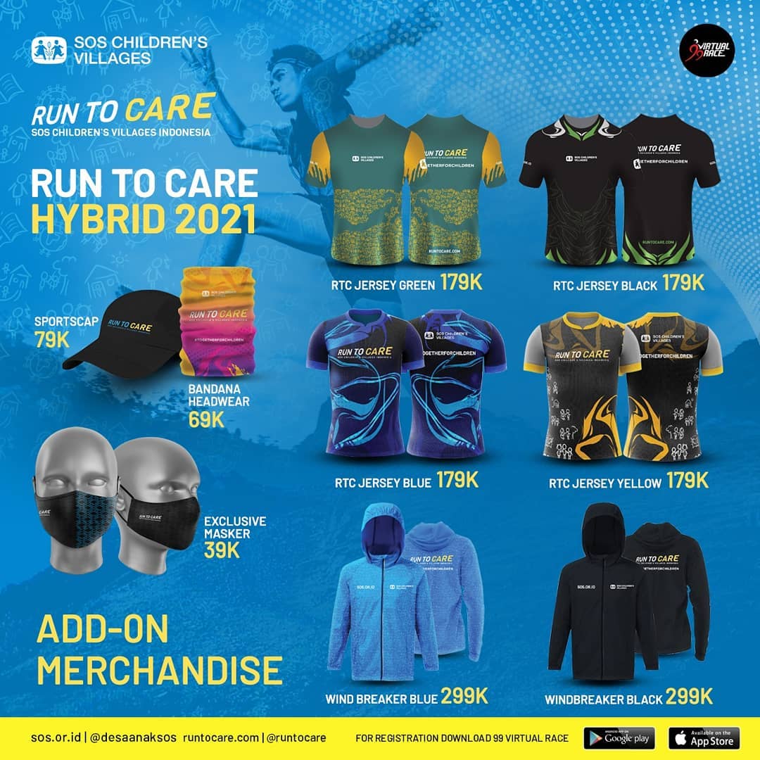 Merchandise 🔍 Virtual Race #RunToCare Hybrid • 2021 Merchandise 🛍 Virtual Race #RunToCare Hybrid • 2021