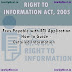 Fees Payable with RTI Application - How to Guide - Detailed Information