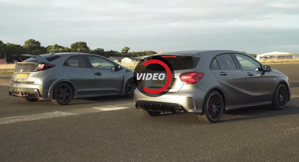 How Much Faster Is The MercedesAMG A45 From The Honda Civic TypeR