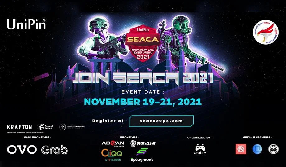 UniPin SEACA 2021 is back, presenting the Best of Southeast Asia’s Esports Team Battles