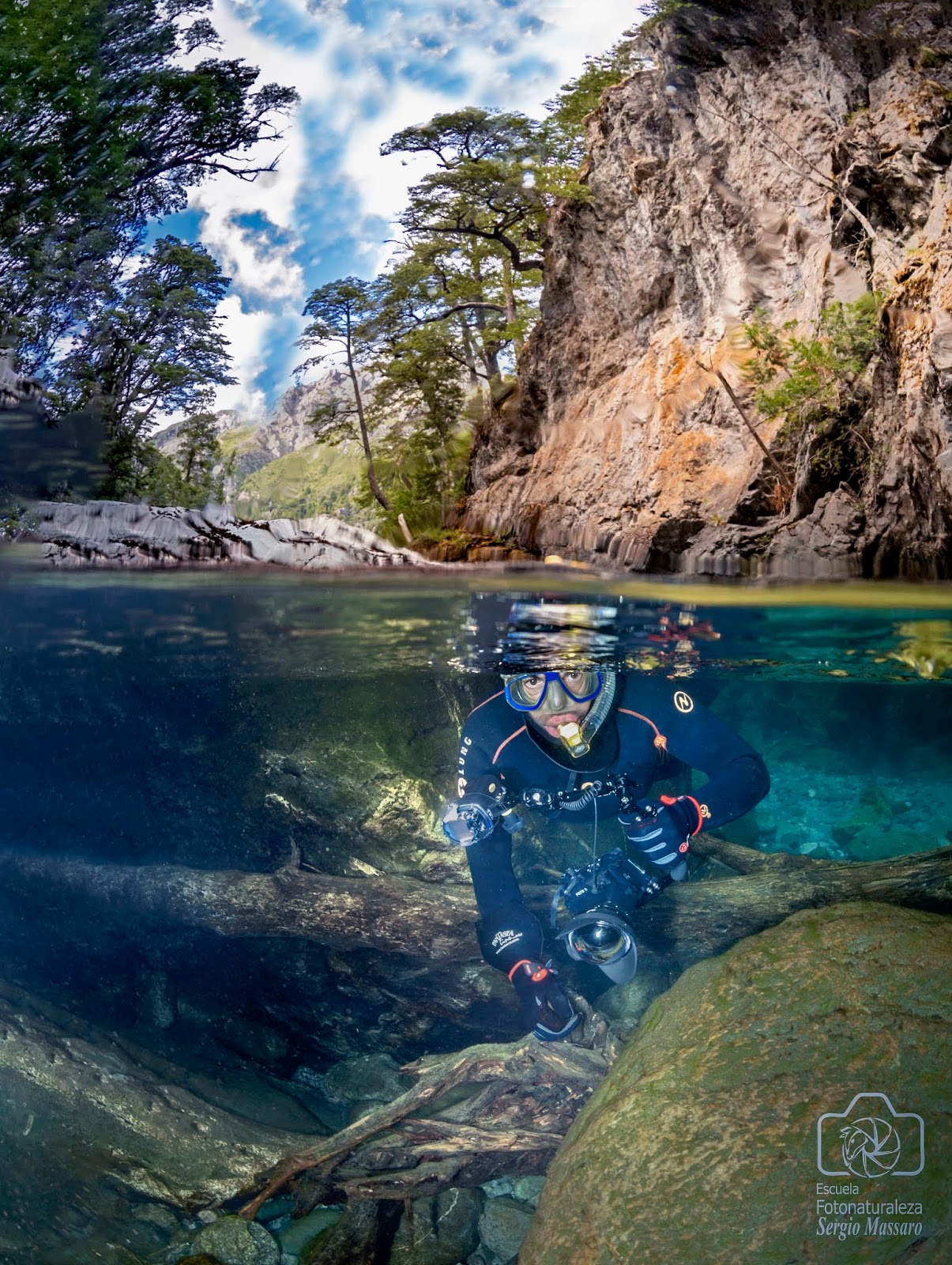 Así de increíble es bucear en el Cajón del Azul