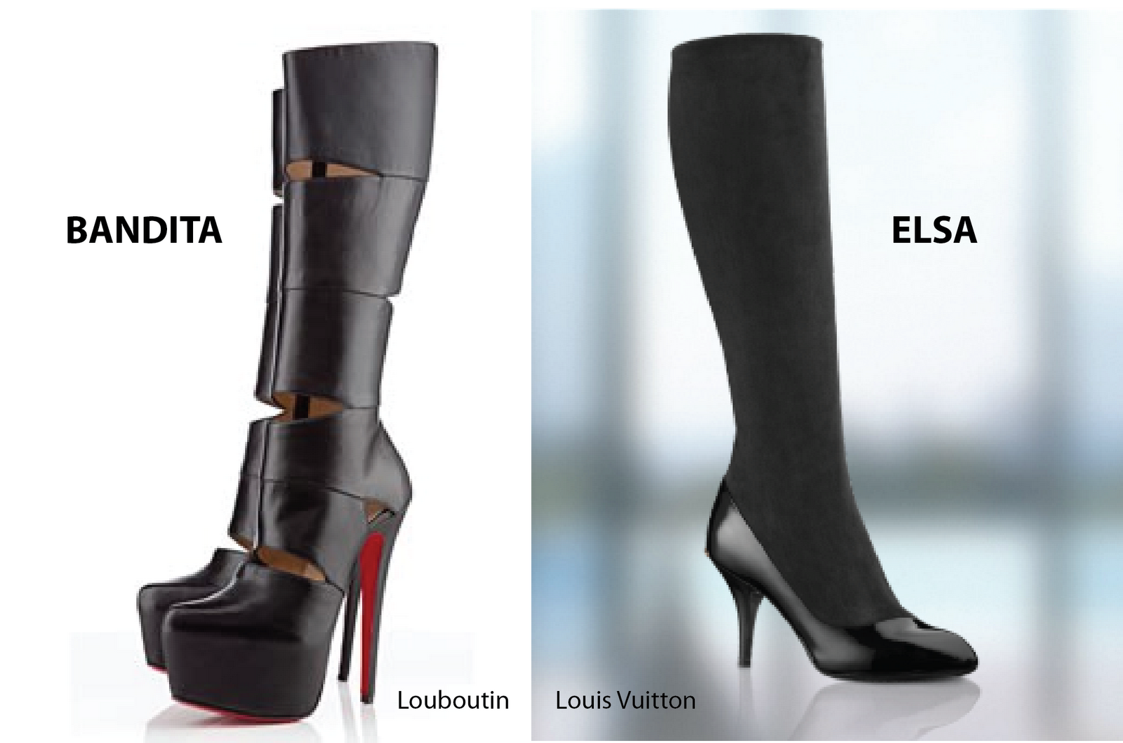 Are Christian Louboutin and Louis Vuitton the same? - Quora