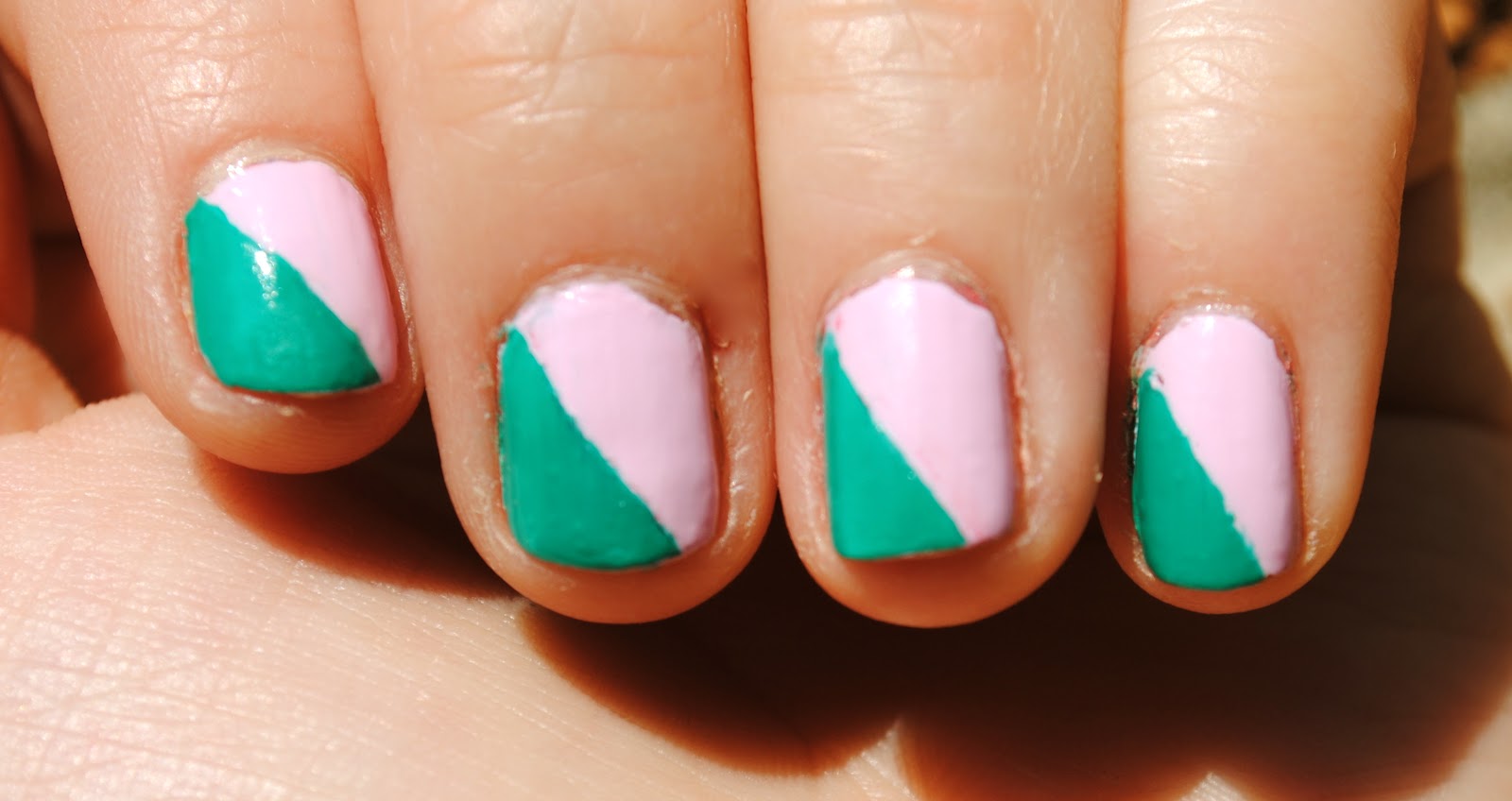 . love & sunshine & nail polish . Half n' Half