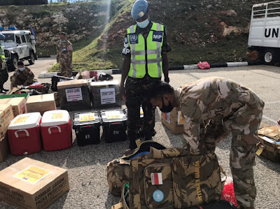 Tanzania Military Police Unit Periksa Perlengkapan Kontingen Garuda UNIFIL