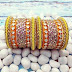 Silk thread bangles