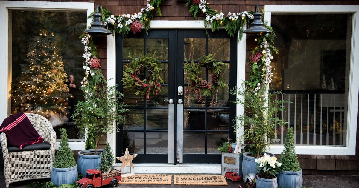 My Sweet Savannah: ideas for Christmas porch decorating