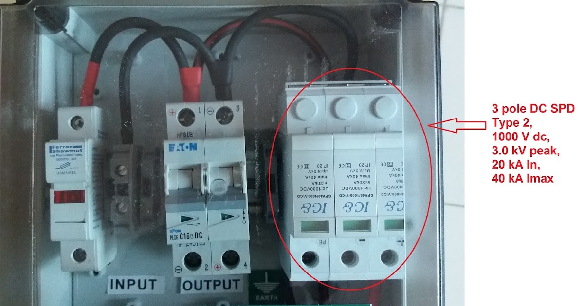 Power Transmission: Surge Protection Device for Solar PV installation