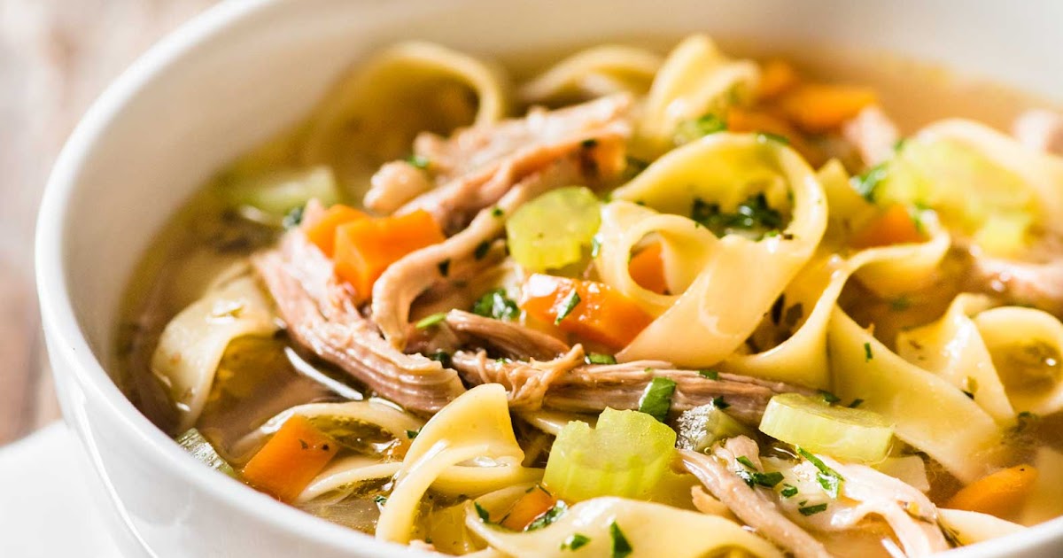 Diabetic Enjoying Food CHICKENVEGETABLENOODLE SOUP