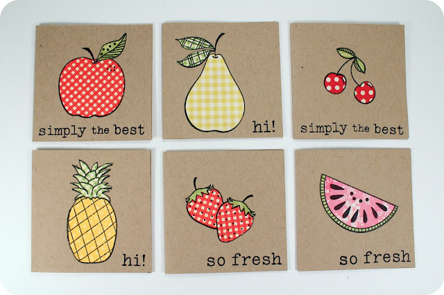 Fruit Mini Cards