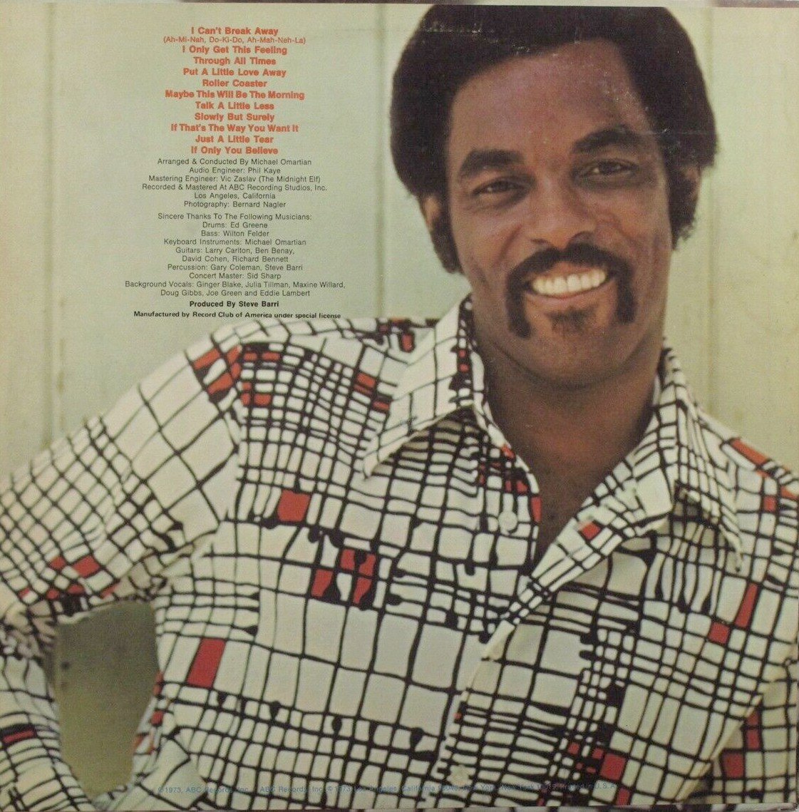 Rien que des vinyls Chuck JACKSON 1973 USABC 798 Through all