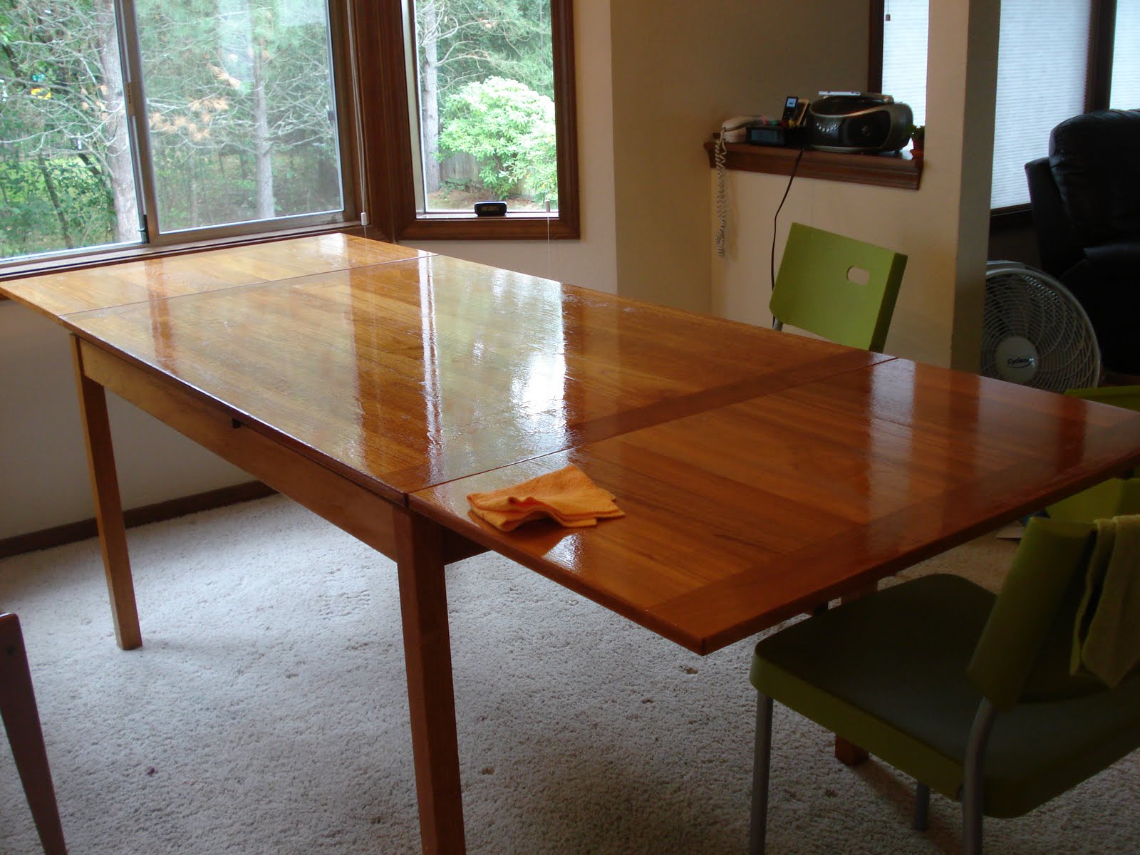 Tidy House How To Oil A Teak Dining Table