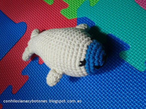 conhiloslanasybotones - foca amigurumi ganchillo