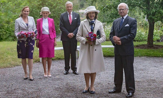 King Carl Gustaf and Queen Silvia attended the anniversary event of the Association of Friends of the Artists