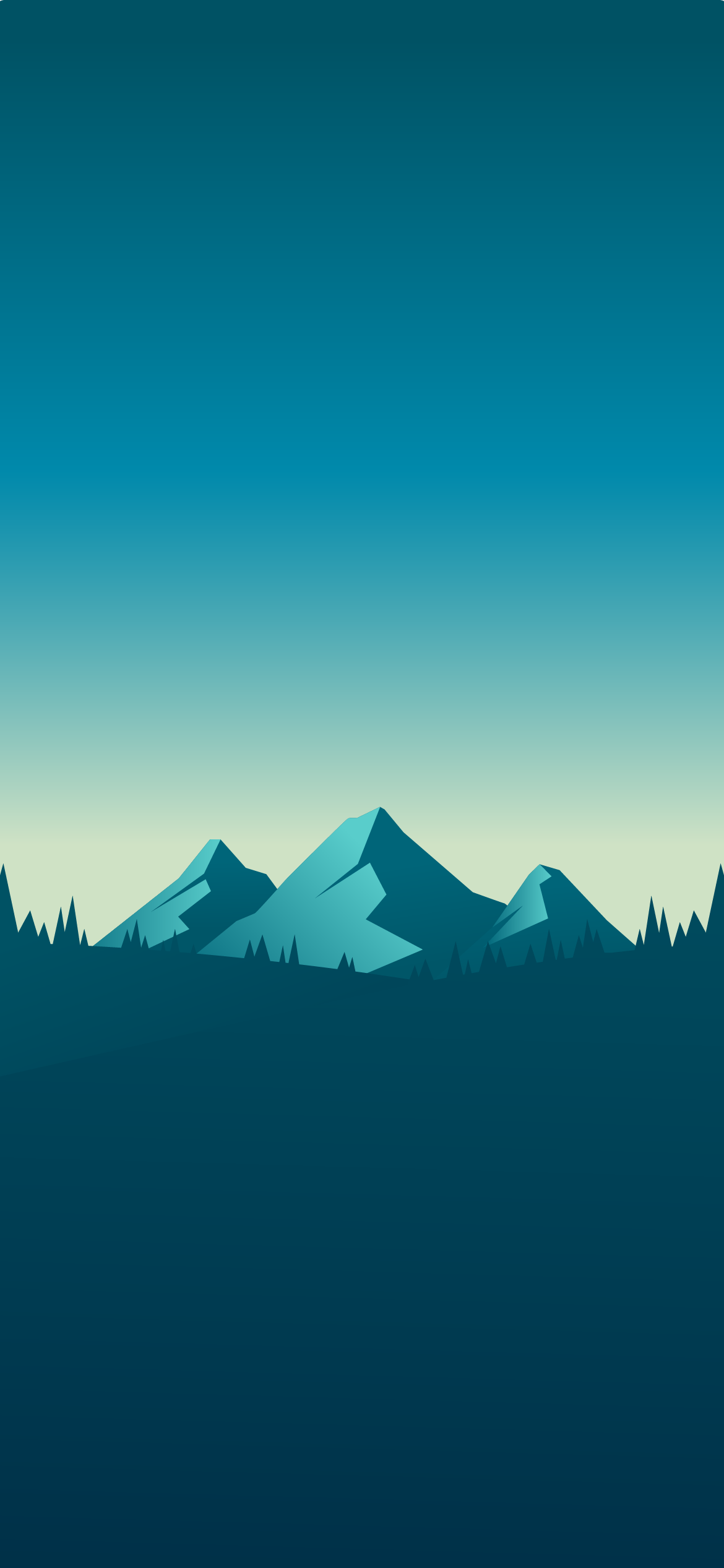 MINIMAL MOUNTAIN PHONE WALLPAPER 4K