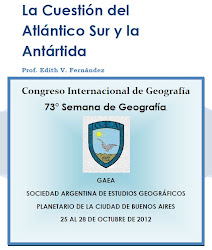 Trabajo presentado en el Congreso Internacional de Geografía. Buenos Aires 25 al 28 de octubre 2012