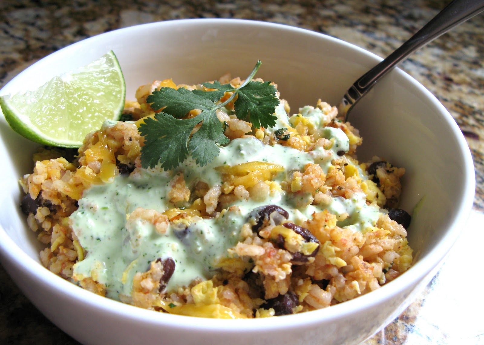 The BakeOff Flunkie TexMex Egg & Rice