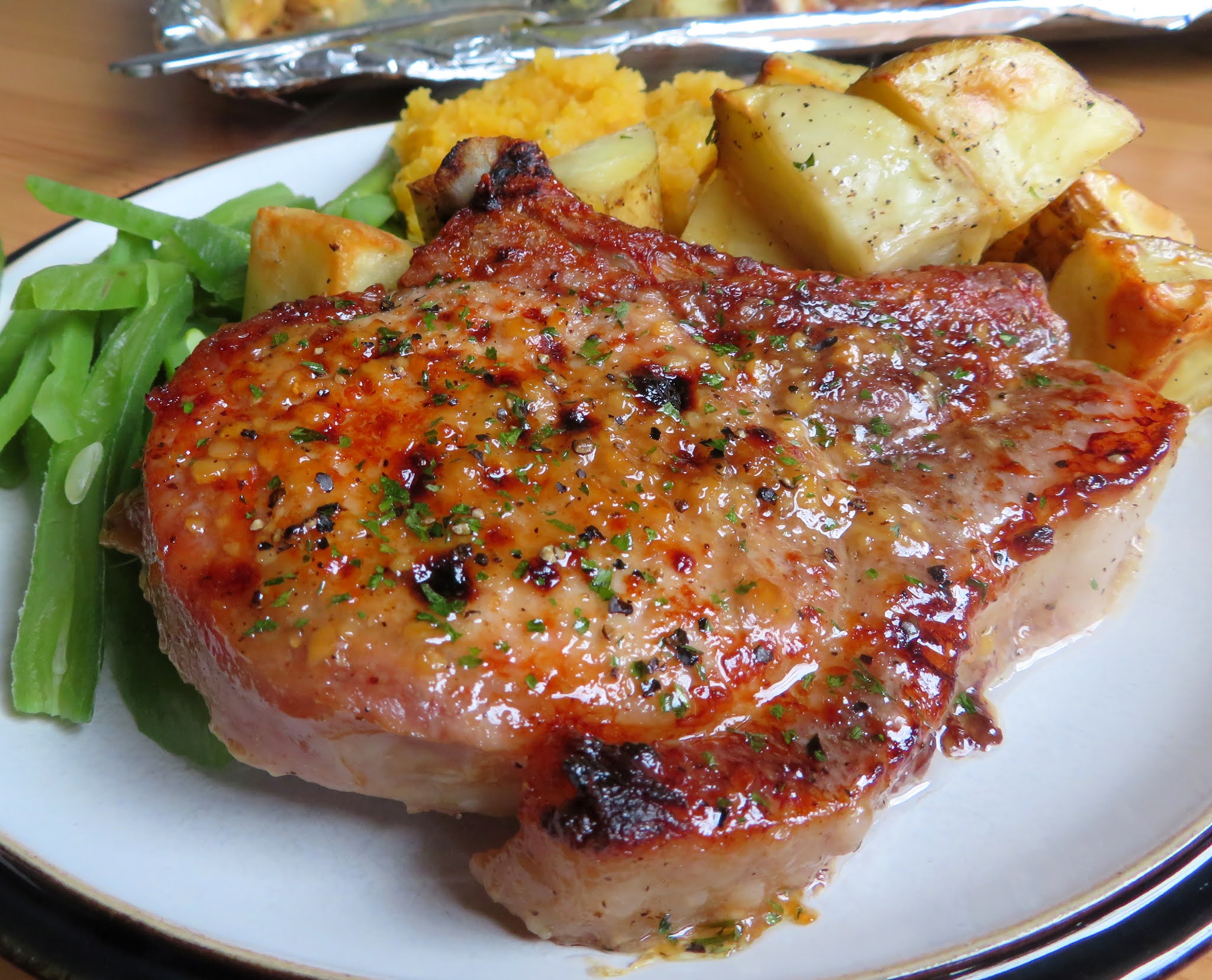 Garlic & Brown Sugar Pork Chops The English Kitchen