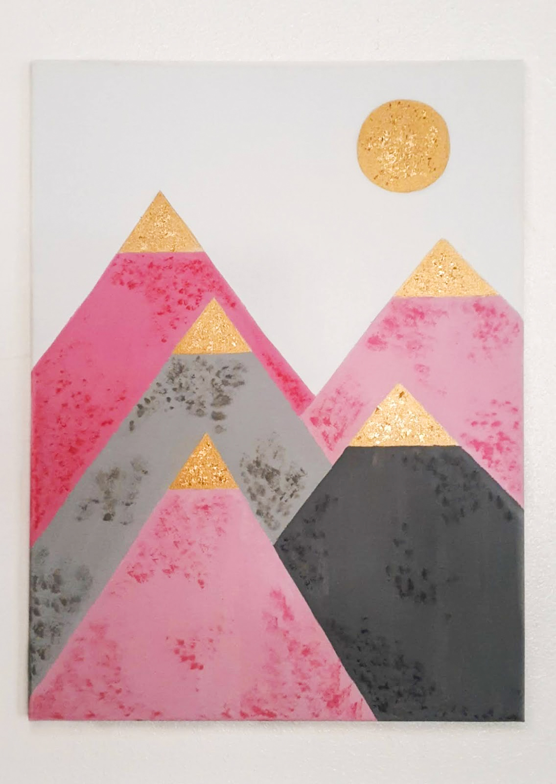 DIY Mountain Wall Art Opal Crown