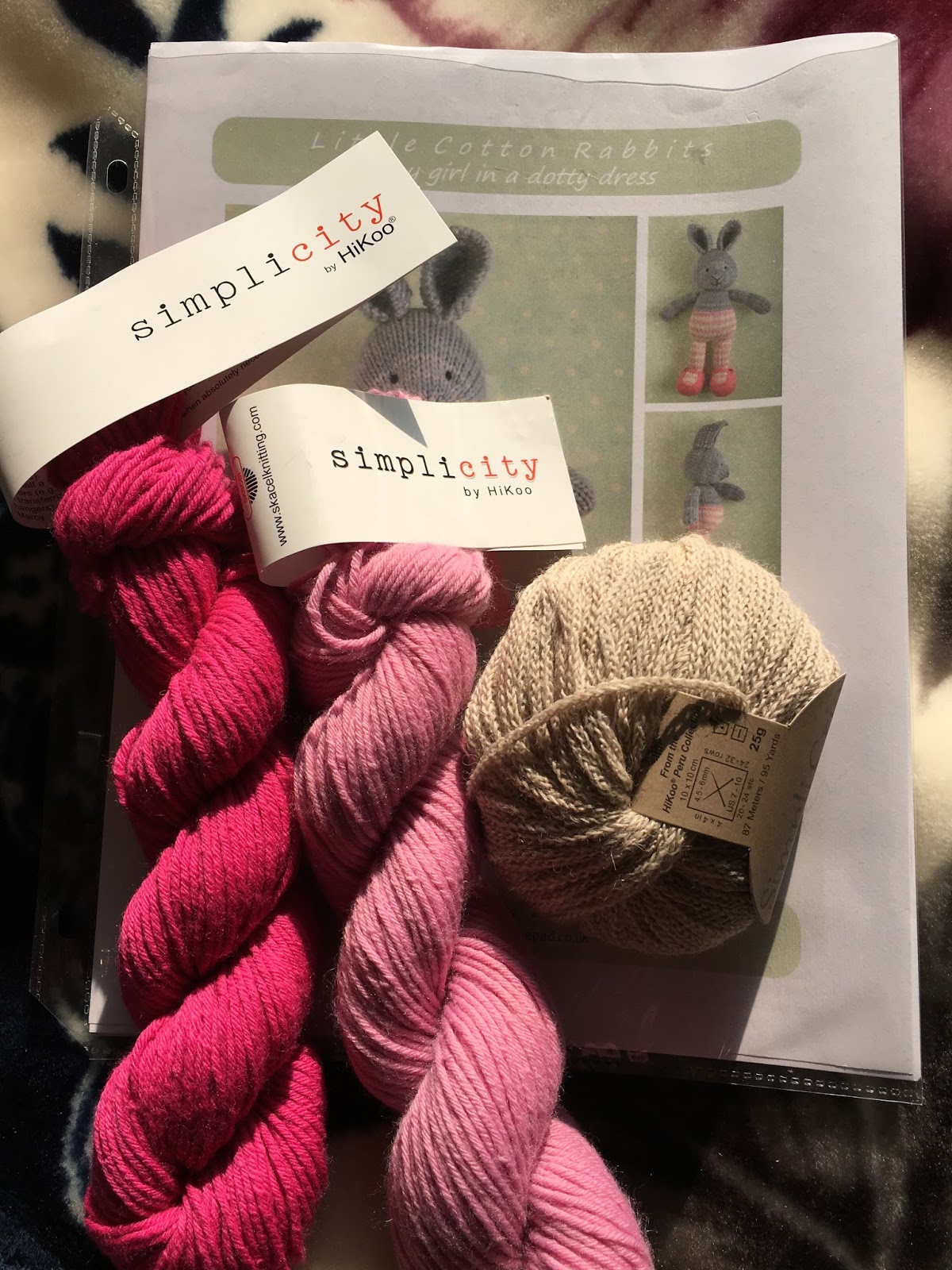 DestiKNITions Little Cotton Rabbit from Willow Hill Yarn Company — Day 1