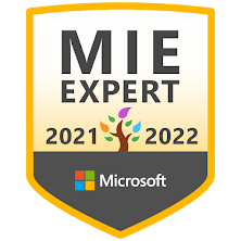 Microsoft Innovative Educator Expert. MIEExpert 2021/2022