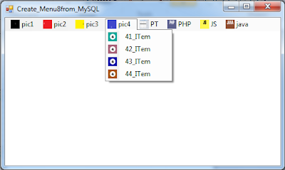 create menu using mysql database in visual basic.net