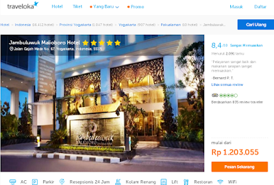 Pesan Hotel di Traveloka