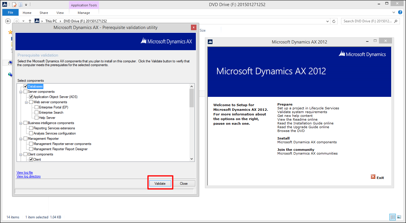 Dynamics AX 2012. Mit Dynamic components Extension сделать кнопку. Dynamic components Extension сделать кнопку. System installation: Step-by-Step Guide.