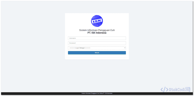 Sistem Informasi Pengajuan Cuti Online (PHP)