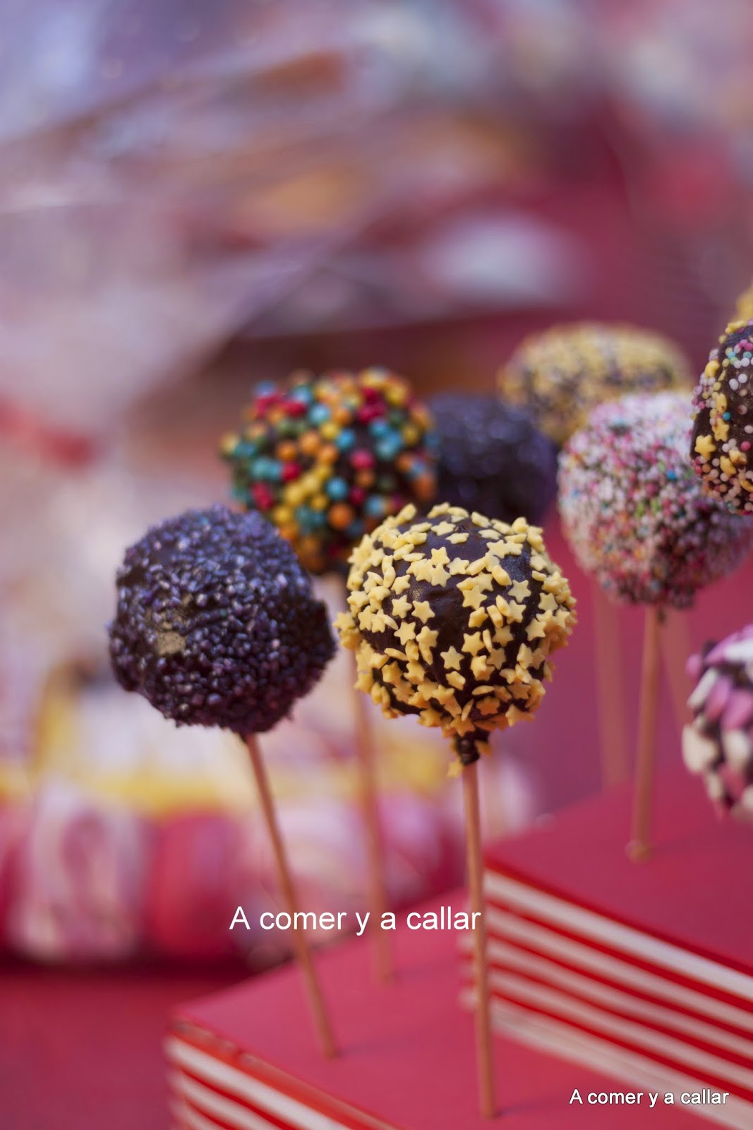 A comer y a callar CAKE POPS PASO A PASO
