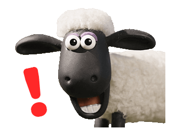 LINE Stickers LINE NEWS × Shaun the Sheep Free Download (Preview with GIF Animation)