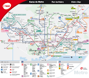 Para ver el mapa más grande dar clic en la imagen del metro Barcelona. (mapa metro barcelona actualizado )