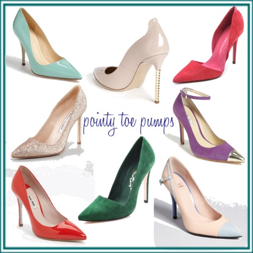 Cupcakes & Couture: Shopping List: Pointy Toe Pumps