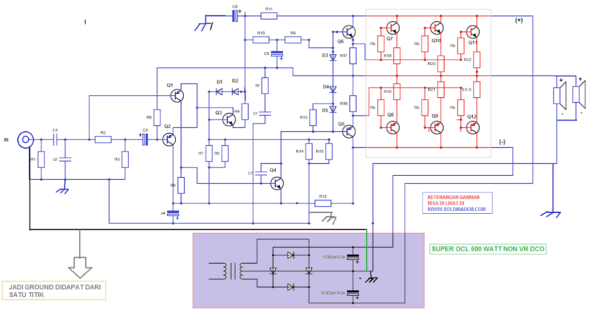 Skema OCL 500Watt Tanpa DCo Adjuster Soldiradem Blog