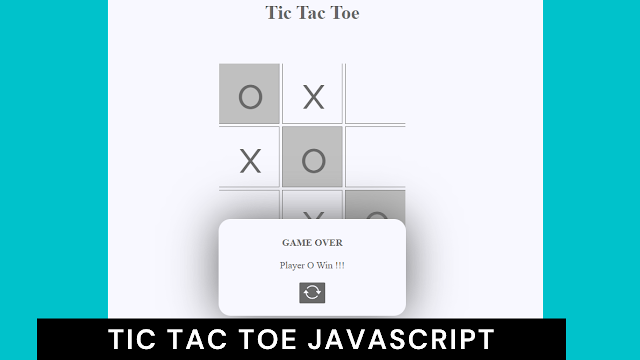 Tic Tac Toe Game Using HTML,CSS and JavaScript