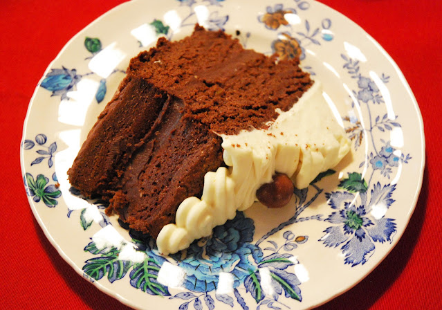 Gâteau aux trois chocolats