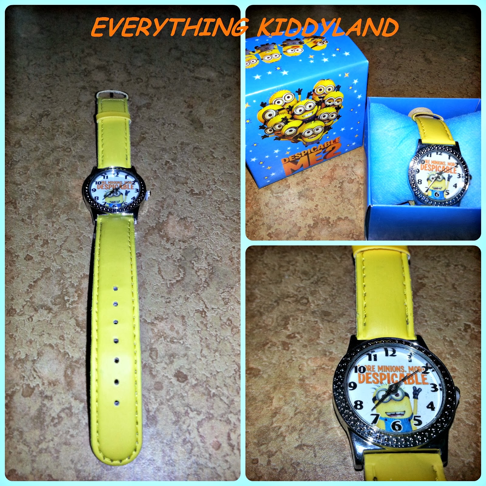 Everything Kiddyland JUST ARRIVED!!! DESPICABLE ME 2 WATCH